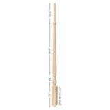 F-2715 40" Fluted Ohio Regency Stairways Baluster