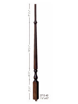 2715 40" Plain Ohio Regency Stairways Baluster