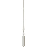 2715 Ohio Plain Baluster, 1-3/4", Primed or Prefinished White