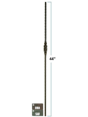 2766 Single Beehive Hammered Baluster