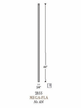 MEGA-PLA Mega Plain Square Bar Tubular Steel Baluster