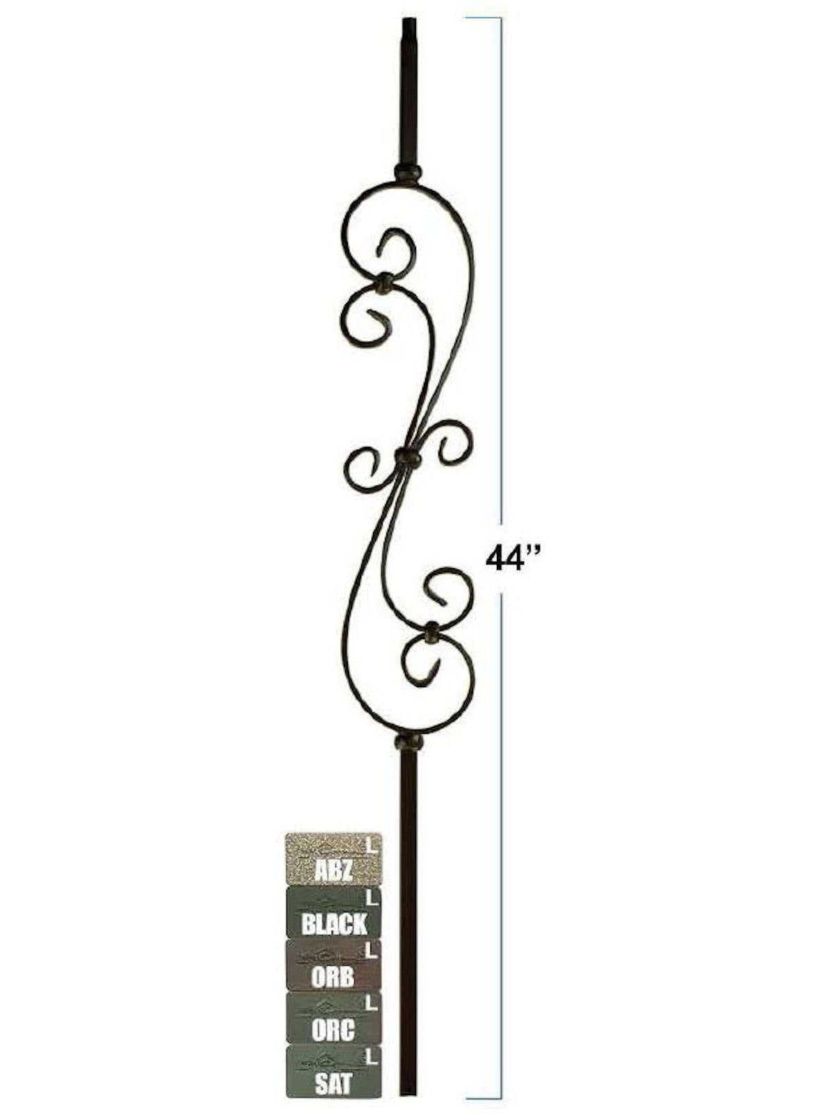 MEGA-M601 Mega Skinny Scroll Baluster