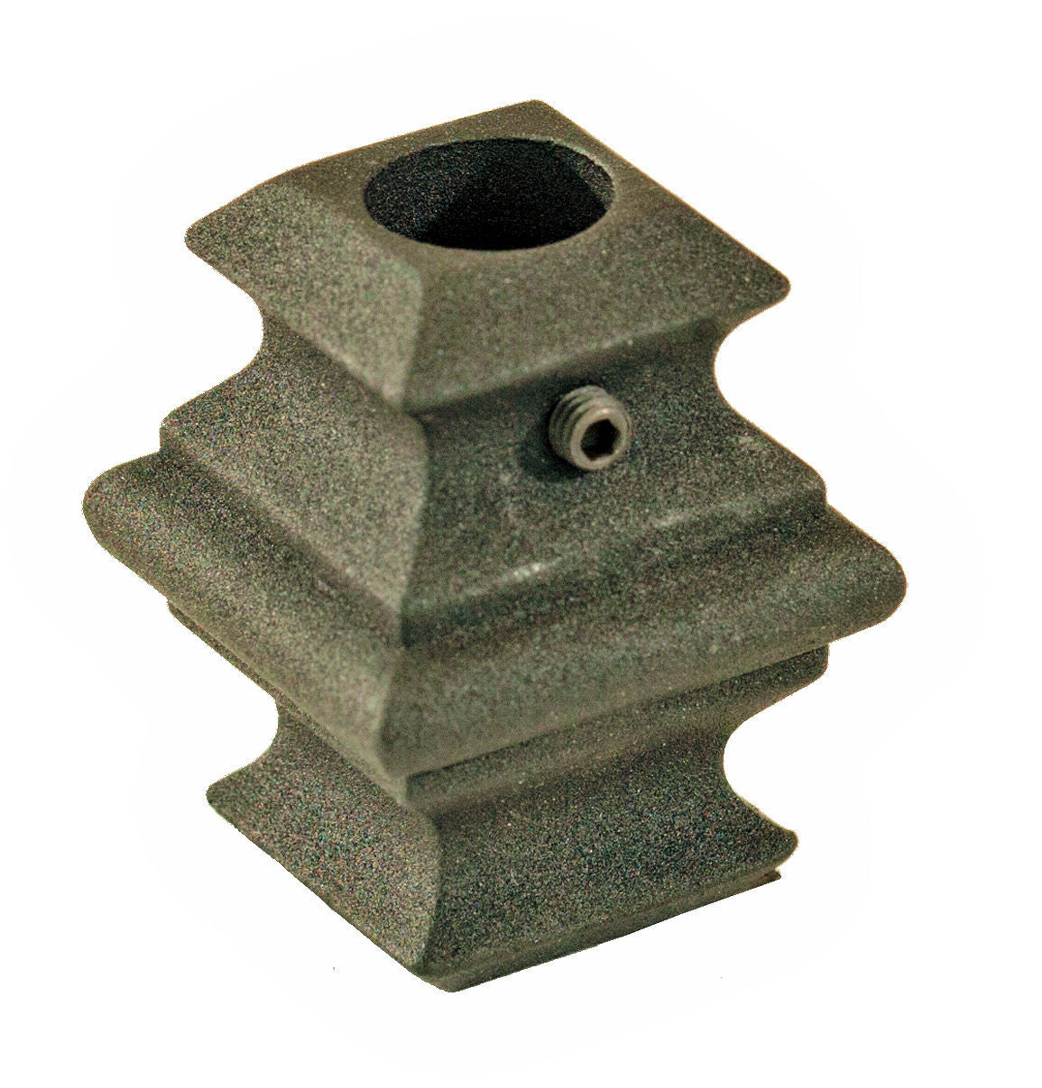 2918 Adjustable Knuckle for Round 9/16" Balusters, Flat Black