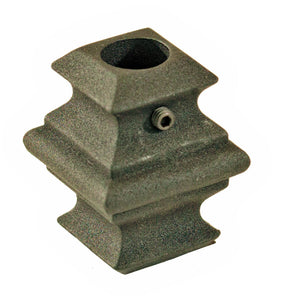 2918 Adjustable Knuckle for Round 9/16" Balusters, Flat Black