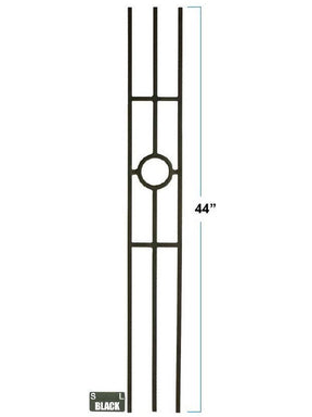 2933 Three-Legged Panel in solid iron or tubular steel, 12mm