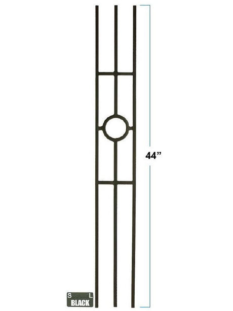 2933 Three-Legged Panel in solid iron or tubular steel, 12mm