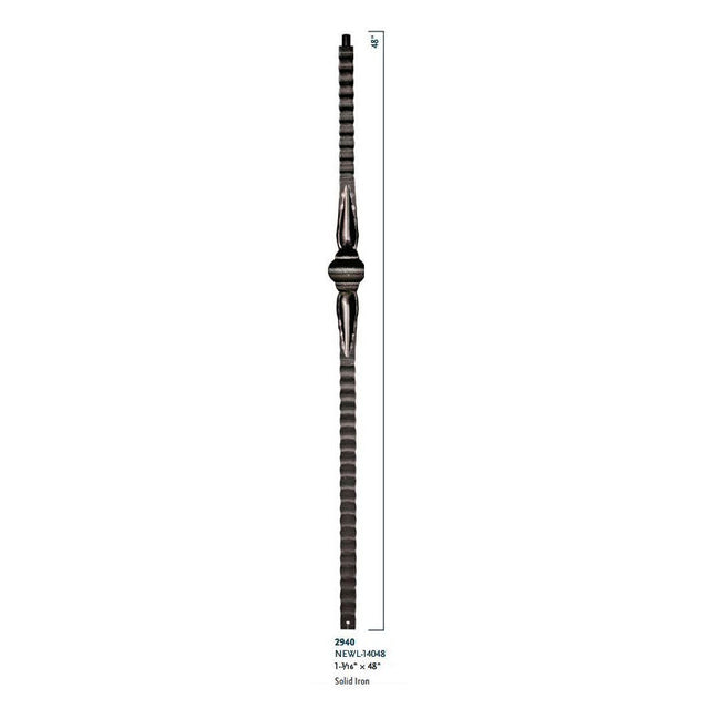 2940 Gothic Iron Newel Post