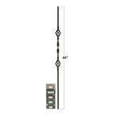 2963 Single Ribbon & Double Basket Stair Baluster