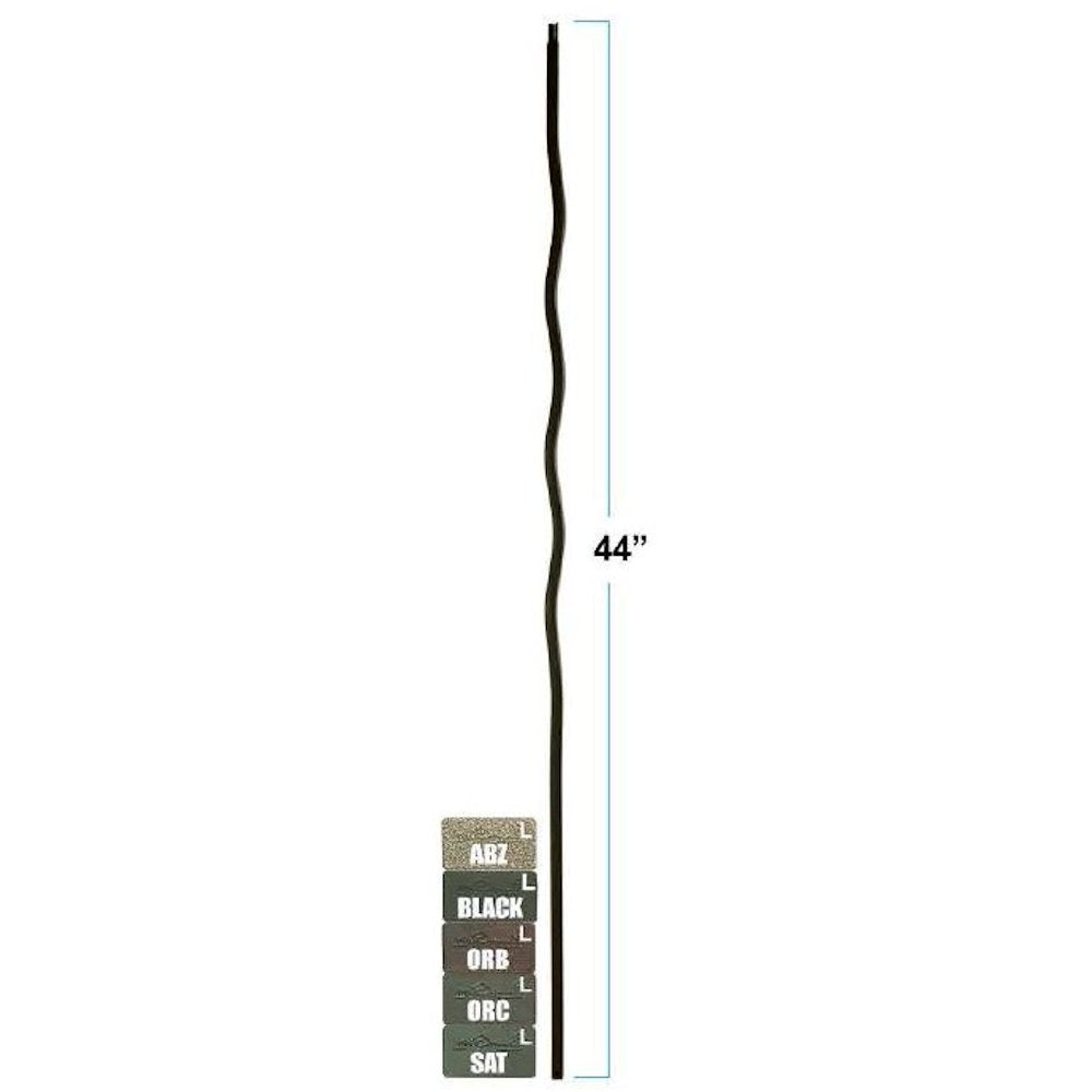 2968 1/2" x 44" Wave Baluster