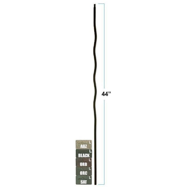 2968 1/2" x 44" Wave Baluster