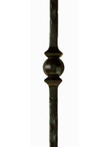 The 2990-LT Lite Mediterranean Single Forged Ball Tubular Steel Baluster Zoom View