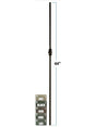 2990 Mediterranean Single Forged Ball Wrought Iron Baluster