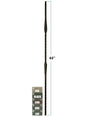 2997 Mediterranean Split Arrows Forged Iron Steel Baluster