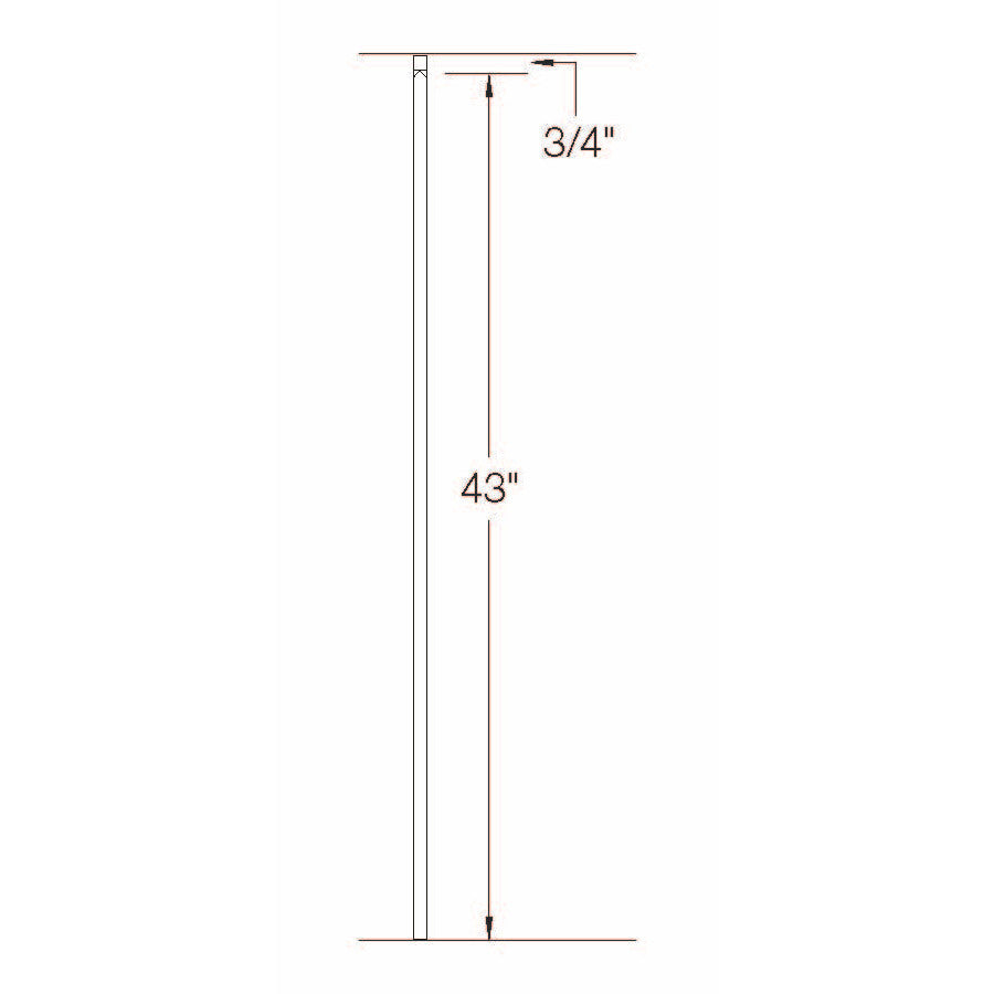 2G01 16mm Plain Bar, Tubular Steel Dimensional Information