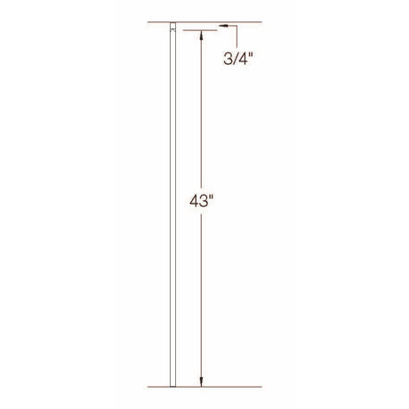 2G01 16mm Plain Bar, Tubular Steel Dimensional Information