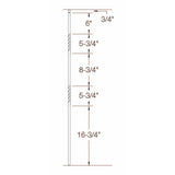 2G03 16mm Double Twist, Tubular Steel Dimensional Information
