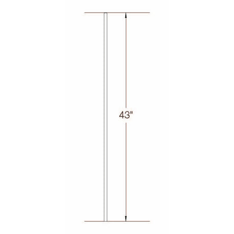 2GR01 16mm Round Plain Bar, Tubular Steel Dimensional Information