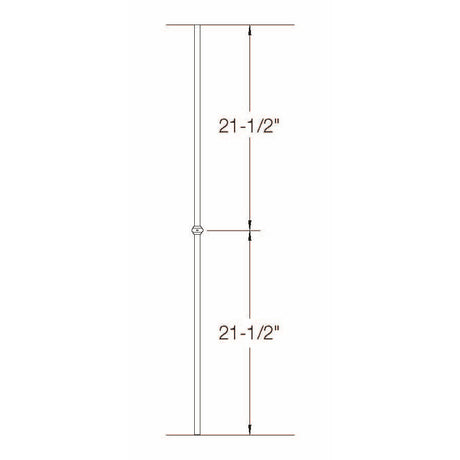2GR10 16mm Round Single Collar, Tubular Steel Dimensional Information