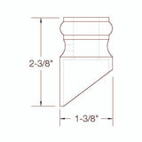 2GR904 Slated Shoe Dimensional Information
