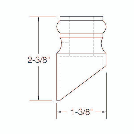 2GR904 Slated Shoe Dimensional Information