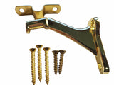 3002 Bright Brass Heavy Wall Handrail Bracket