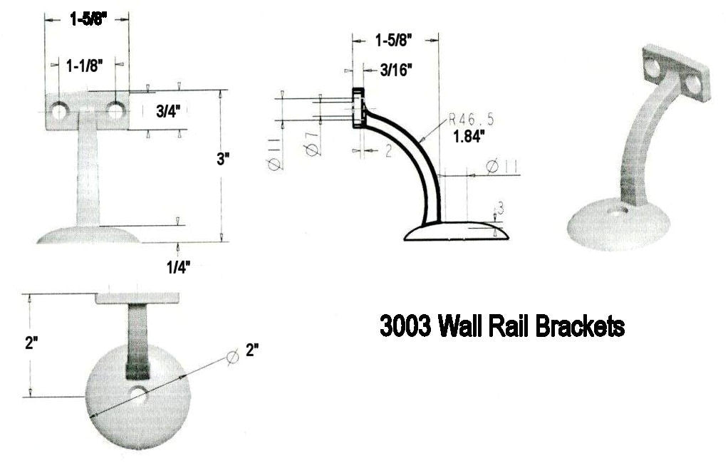 3003 CADD Dimensional information