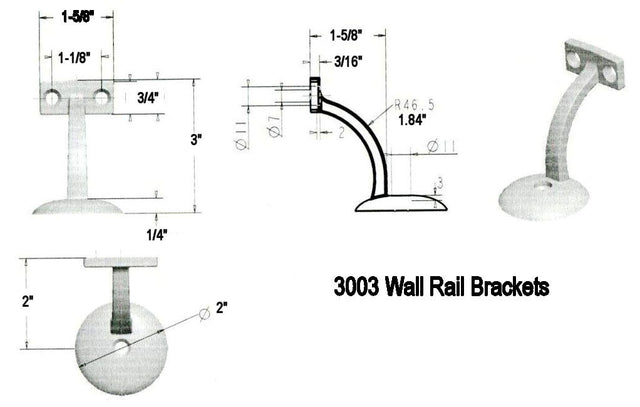 3003 CADD Dimensional information