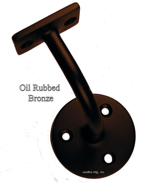 3004SB-ORB Solid Brass Oil Rubbed Bronze Rail Bracket