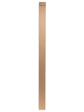 300N48 3" x 48" S4S Newel with Notched Top