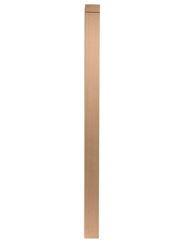 300N48 3" x 48" S4S Newel with Notched Top