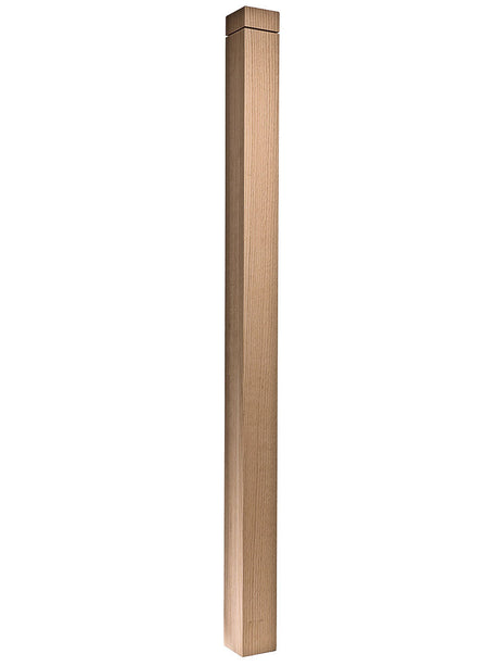 350N48 3-1/2" x 48" S4S Newel with Notched Top