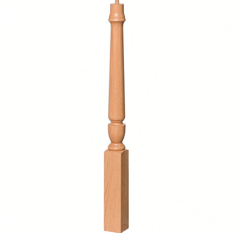 3010 3-1/2" x 43" Bunker Hill Starting Newel Post, Alder
