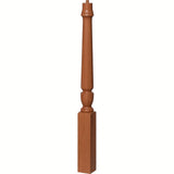 3010 3-1/2" x 43", or 3011 48" Bunker Hill Starting Newel Post, American Cherry