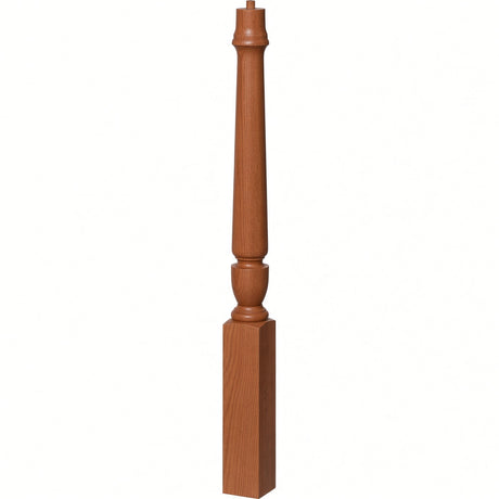 3010 3-1/2" x 43", or 3011 48" Bunker Hill Starting Newel Post, American Cherry