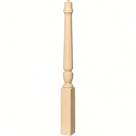 3010 3-1/2" x 43", or 3011 48" Bunker Hill Starting Newel Post, Birch