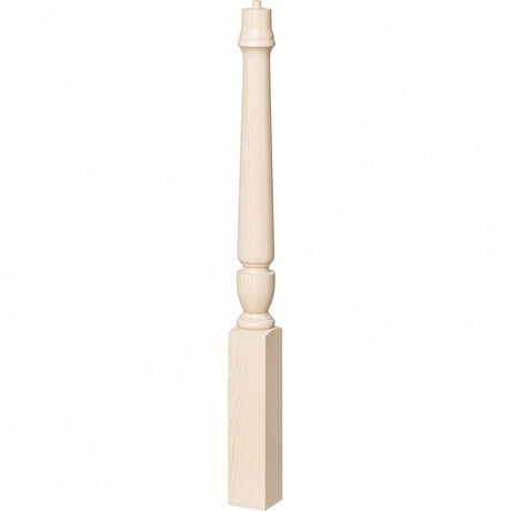 3010 3-1/2" x 43", or 3011 48" Bunker Hill Starting Newel Post, Hard Maple