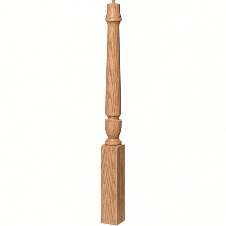 3010 3-1/2" x 43", or 3011 48" Bunker Hill Starting Newel Post, Hickory