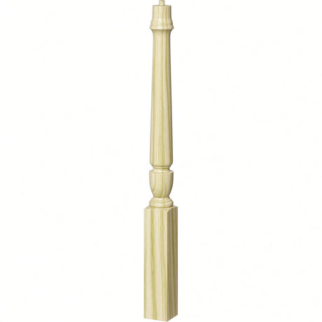 3010 3-1/2" x 43", or 3011 48" Bunker Hill Starting Newel Post, Poplar