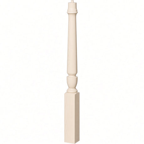 3010 3-1/2" x 43", or 3011 48" Bunker Hill Starting Newel Post, Soft Maple