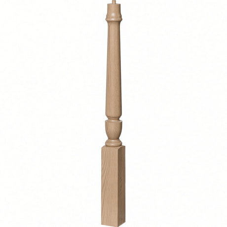 3010 3-1/2" x 43", or 3011 48" Bunker Hill Starting Newel Post, White Oak
