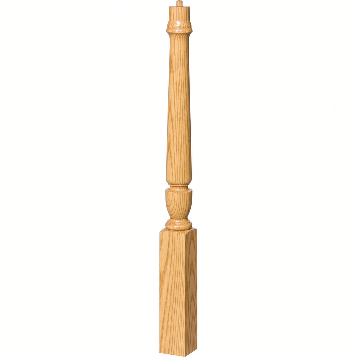 3010 3-1/2" x 43", or 3011 48" Bunker Hill Starting Newel Post, Yellow Pine