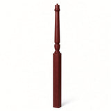 3015 Plain Bunker Hill Gooseneck Landing Newel Post, 3-1/2" x 56" or 60", American Cherry