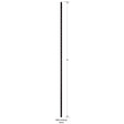 3060 Hollow 14mm Plain Bar