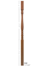 3242 42" Square Top Hampton Elegant Rise Baluster