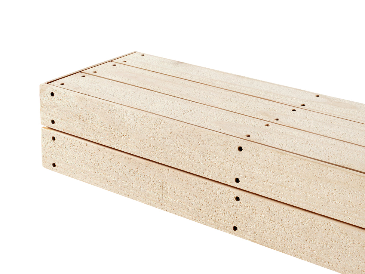 The Cades Pallet Fireplace Mantel Shelves
