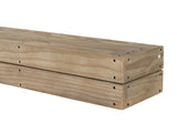 The Cades Pallet Fireplace Mantel Shelves