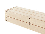 The Cades Pallet Fireplace Mantel Shelves