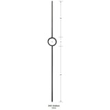 3401 Forma Single Ring Hollow 12mm Stair Baluster