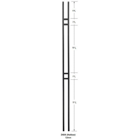 3404Double Bar Forma baluster 1/2"