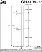 3404 Double Bar Forma Baluster